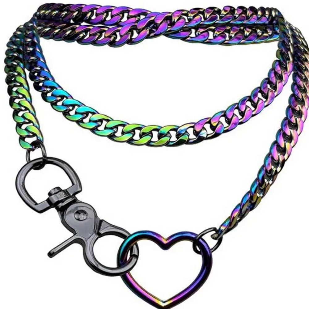 Multi-Layer Cuban Chain Y-Shaped Necklace - New Jk Spice Street Style - Picture 6 of 6